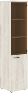 Шкаф колонка комбинированая (L) с топом XHC 42.2(L) Сосна Эдмонт 432х432х1955