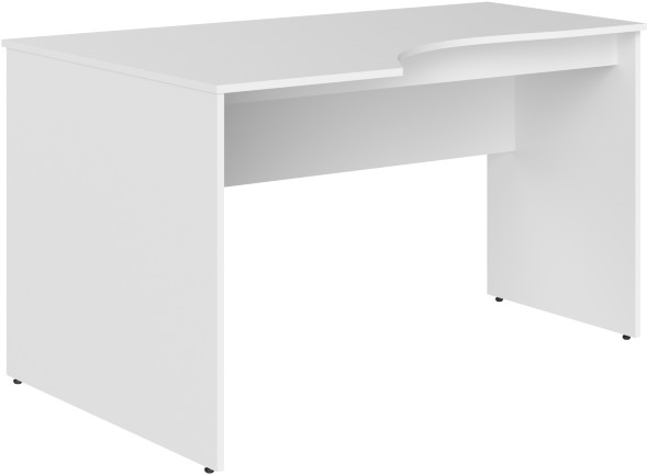 Стол эргономичный SET140-1(L) Белый 1400х900х760 SIMPLE