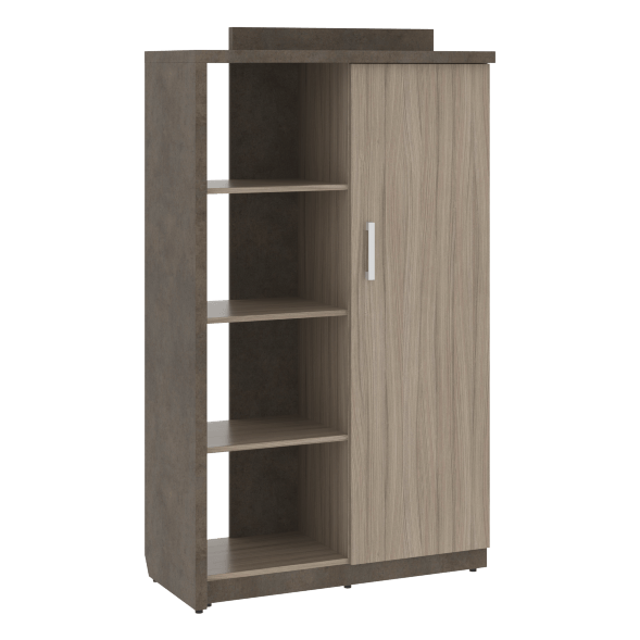 Шкаф СФ-534172 Бетон чикаго тем F187 ST9/Дрифтвуд H3090 ST22 1037х454,5х1770 WOOD&amp;amp;STONE