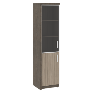 Шкаф СФ-534591 Бетон чикаго тем F187 ST9/Дрифтвуд H3090 ST22/Графит/Черный 537х454,5х2083 WOOD&amp;amp;STONE