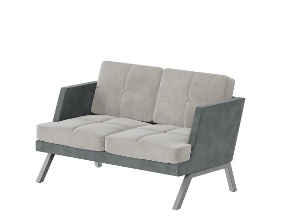 Aldo Диван двухместный с декором из пуговиц ALDB-02L 1430*875*890