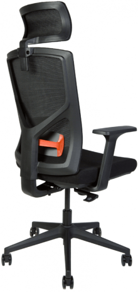 Кресло офисное Денвер чёрная сетка