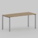 Стол Лофт 1400х600 на П-образных опорах, серый
