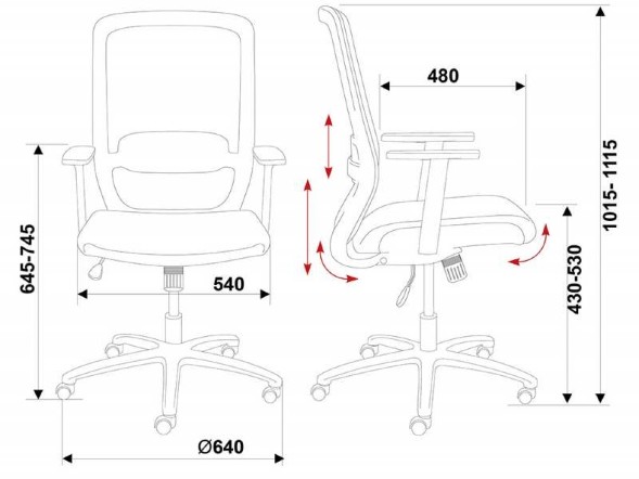 Офисное Кресло БЮРОКРАТ CH-899 SL 