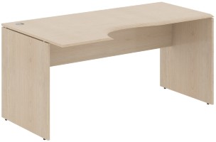 Стол эргономичный WCET 169(L) Бук Тиара 1600х900х750