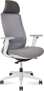 Кресло руководителя Como серый пластик