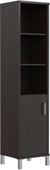 Шкаф-колонка высокая с глухой малой дверью B 431.2(L) Венге Магия 475х450х2054