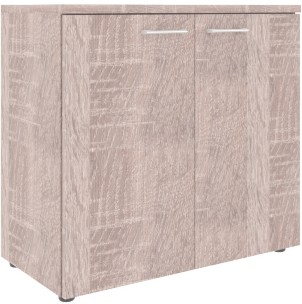 Шкаф с глухими малыми дверьми и топом XLC 85.1 Дуб Сонома 856х432х820 XTEN