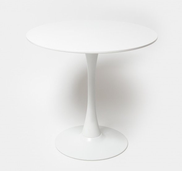 Стол Tulip style белый, d-90 см