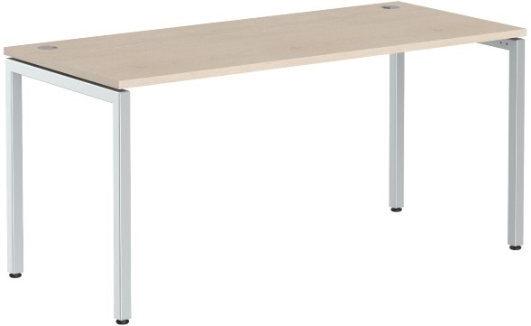 Стол прямой XSST 167 Бук Тиара/Алюминий 1600х700х750 XTEN-S